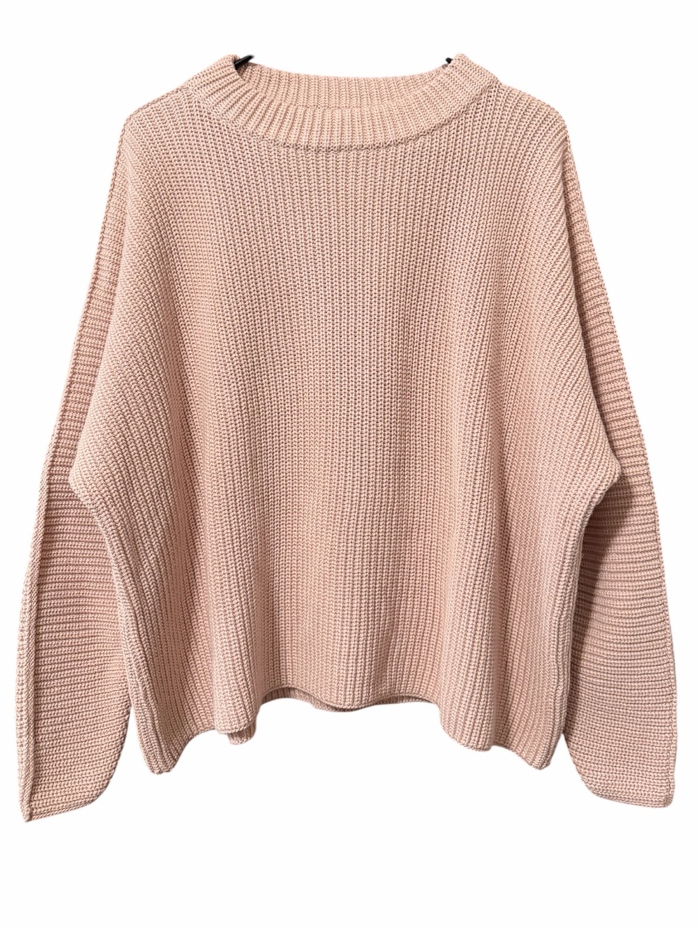 Frank & Eileen Montecito Sweater Classic Pullover - Blush Pink Neutral Cotton